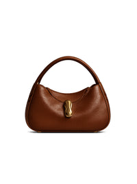 Brown Leather Hobo Bag