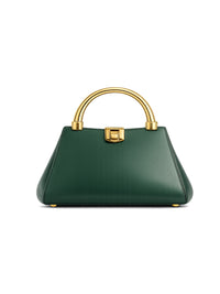 Green Gold Handle Bag