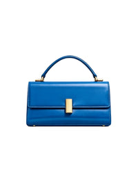Burgundy Leather Top Handle Bag